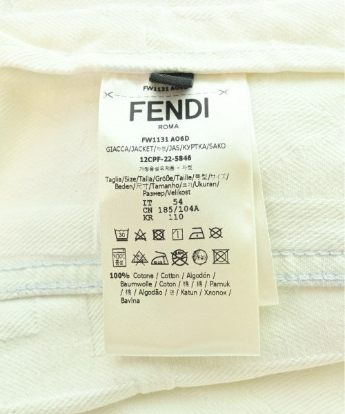 FENDI แจ็คเก็ตยีนส์