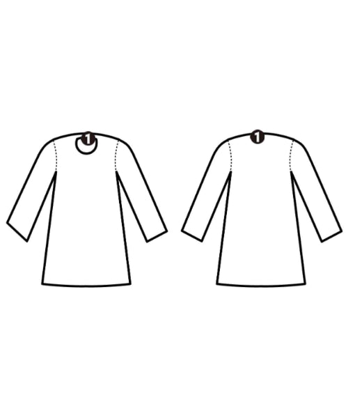 FENDI เดรสที่เป็นเสื้อเชิ้ตตัวยาว