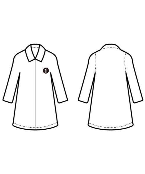 JIL SANDER เสื้อคลุมคอปก Soutien