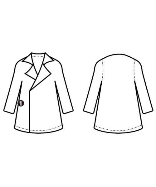 JIL SANDER เสื้อโค้ทเชสเตอร์ฟิลด์