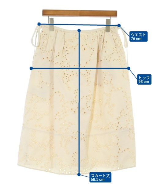 JIL SANDER กระโปรงยาวถึงเข่า