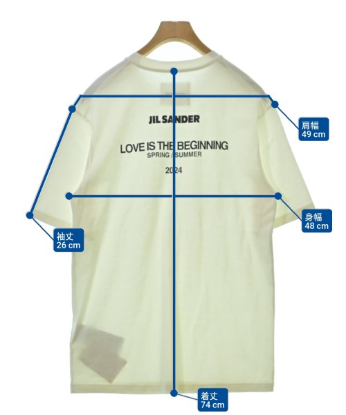 JIL SANDER เสื้อยืด/เสื้อท็อปส์