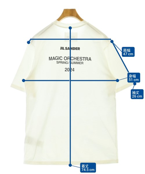 JIL SANDER เสื้อยืด/เสื้อท็อปส์
