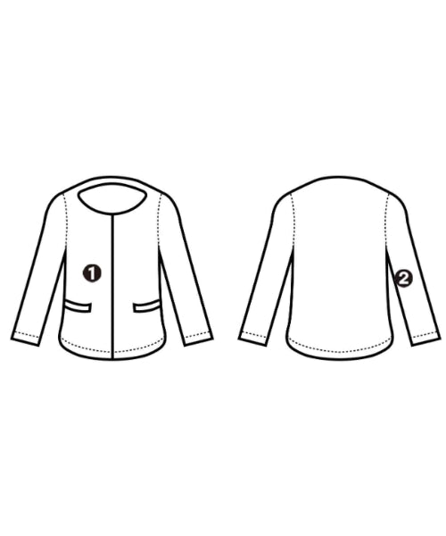 JIL SANDER แจ็คเก็ตไม่มีปก