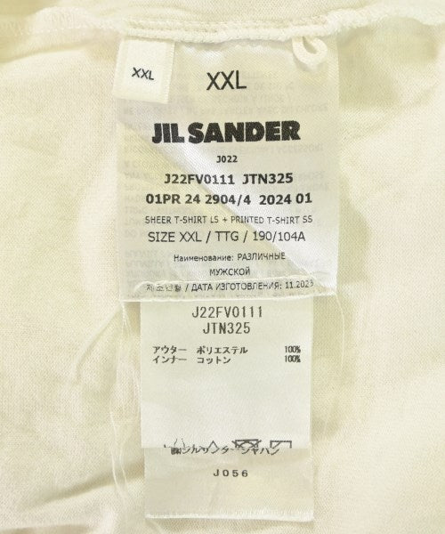 JIL SANDER เสื้อยืด/เสื้อท็อปส์