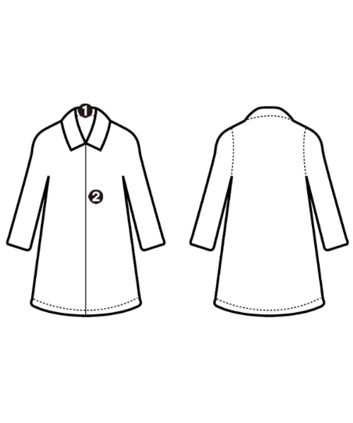 JIL SANDER เสื้อคลุมคอปก Soutien