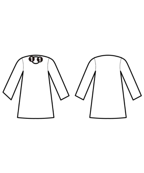 EMPORIO ARMANI เดรสที่เป็นเสื้อเชิ้ตตัวยาว