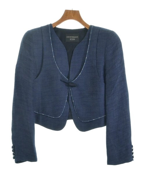 EMPORIO ARMANI แจ็คเก็ตไม่มีปก