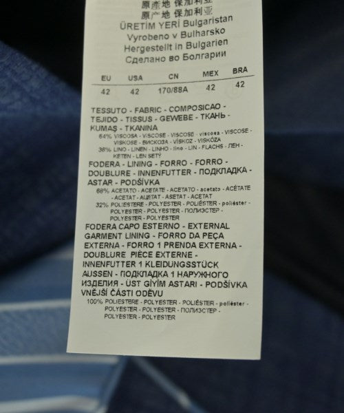 EMPORIO ARMANI แจ็คเก็ตไม่มีปก