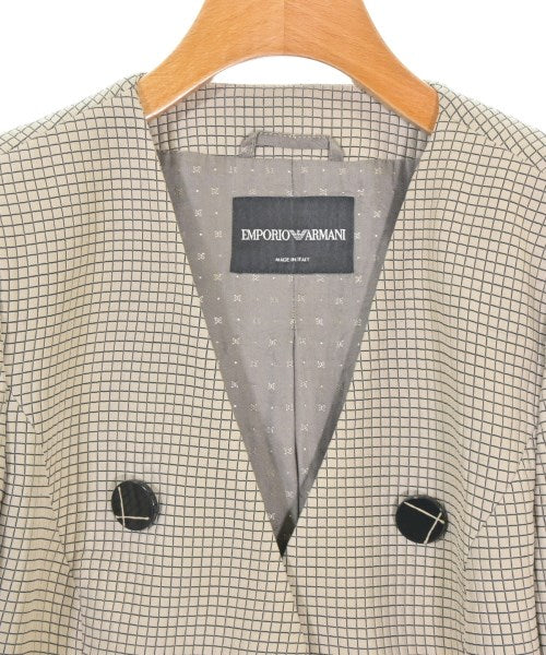EMPORIO ARMANI แจ็คเก็ตไม่มีปก