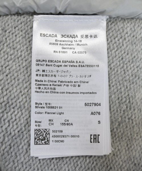 ESCADA แจ็คเก็ตดาวน์/เสื้อกั๊ก