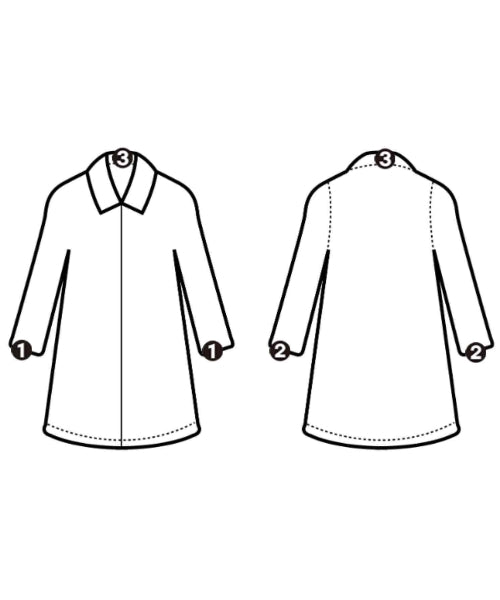 HERNO เสื้อคลุมคอปก Soutien