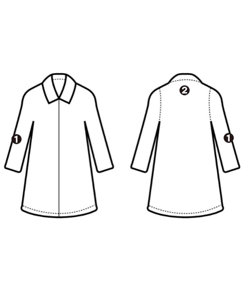 MACKINTOSH เสื้อคลุมคอปก Soutien