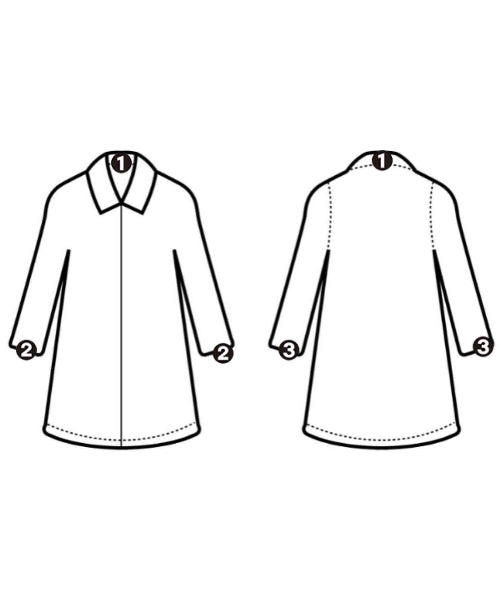 MACKINTOSH เสื้อคลุมคอปก Soutien