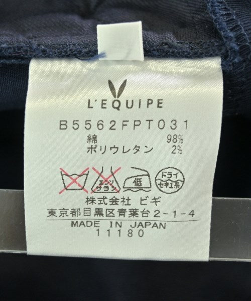 L'EQUIPE YOSHIE INABA กางเกงมีกระเป๋าข้างกางเกง2-4 กระเป๋า