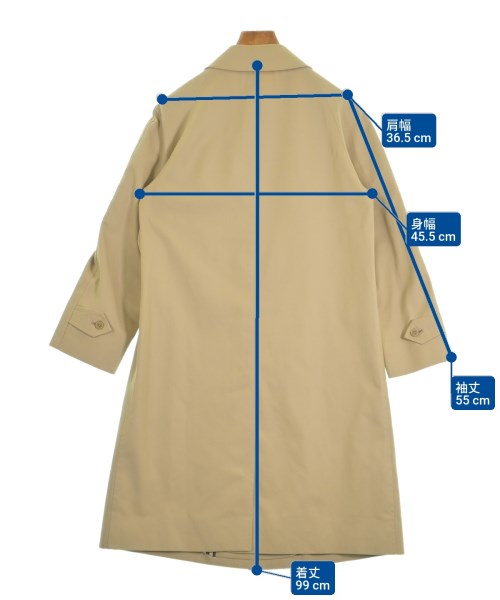 BURBERRY เสื้อคลุมคอปก Soutien