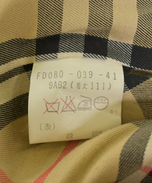 BURBERRY เสื้อคลุมคอปก Soutien