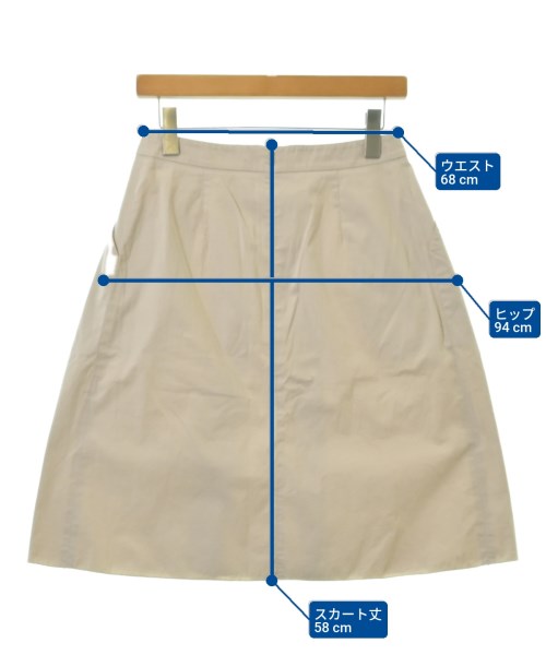 JIL SANDER NAVY กระโปรงสั้น