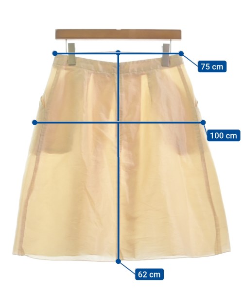 JIL SANDER NAVY กระโปรงยาวถึงเข่า