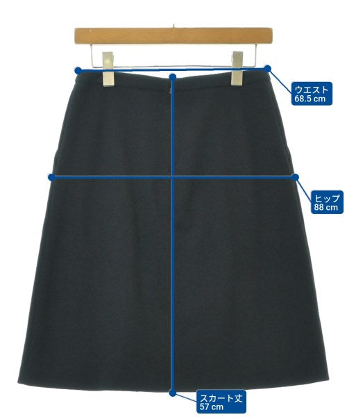JIL SANDER NAVY กระโปรงยาวถึงเข่า