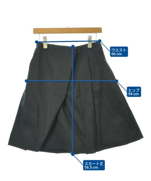 JIL SANDER NAVY กระโปรงยาวถึงเข่า