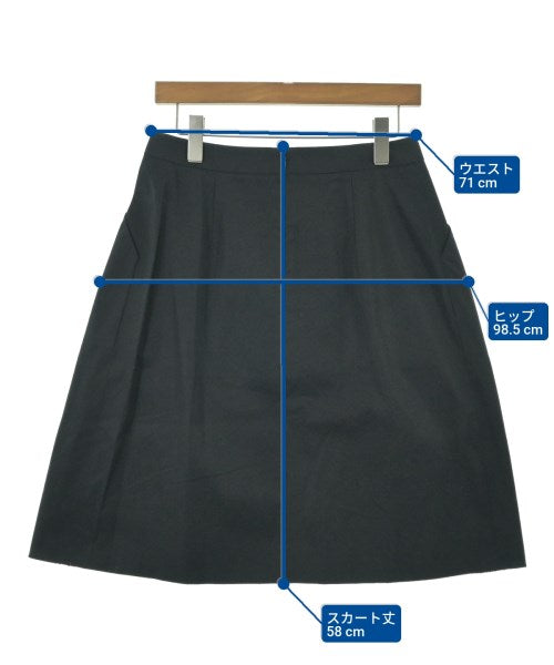 JIL SANDER NAVY กระโปรงยาวถึงเข่า
