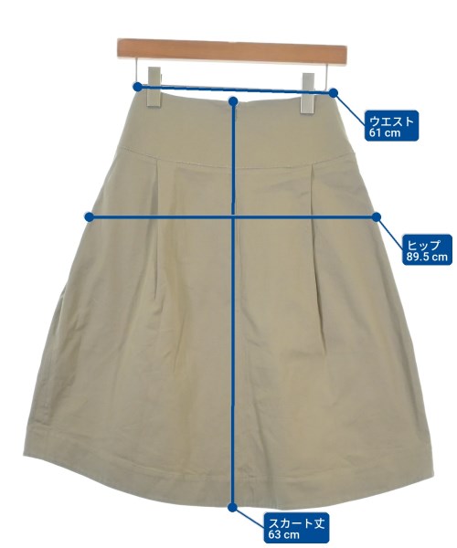 JIL SANDER NAVY กระโปรงยาวถึงเข่า