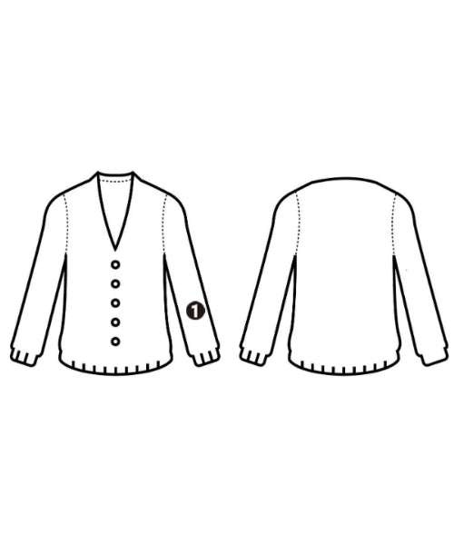 LEONARD FASHION เสื้อคาร์ดิแกน