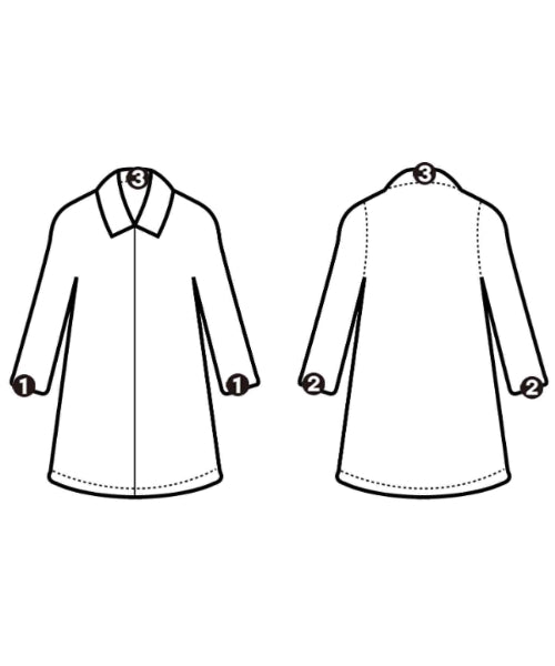 MAX MARA WEEK END LINE เสื้อคลุมคอปก Soutien