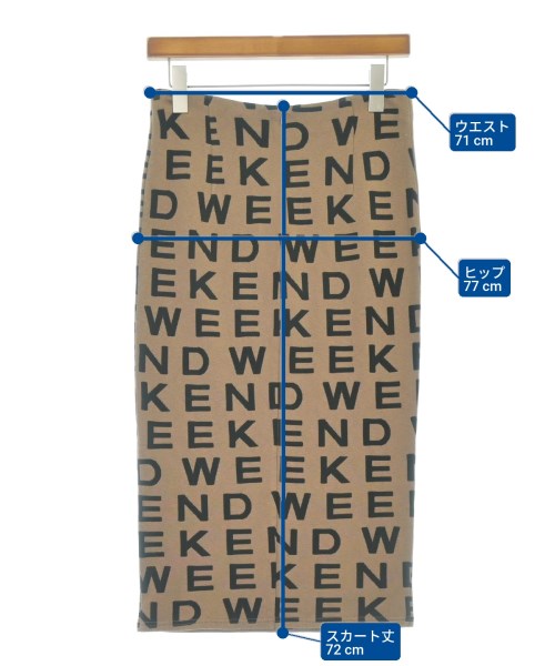 MAX MARA WEEK END LINE กระโปรงยาว/แม็กซี่ยาว