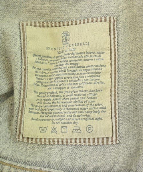 BRUNELLO CUCINELLI แจ็คเก็ตยีนส์