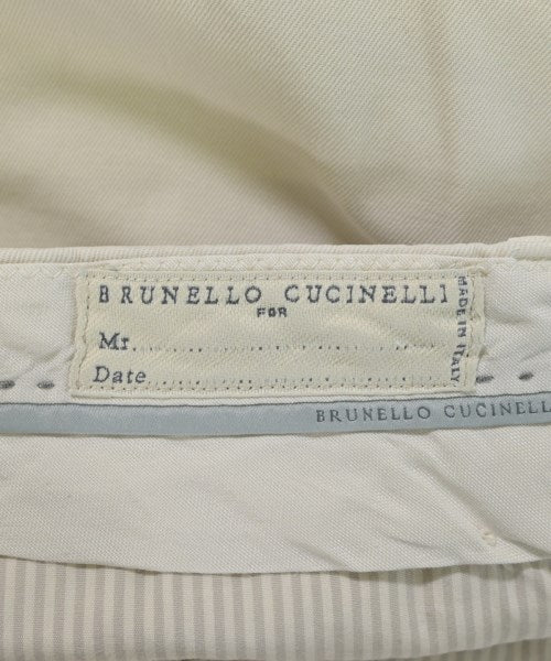 BRUNELLO CUCINELLI กางเกงมีกระเป๋าข้างกางเกง2-4 กระเป๋า
