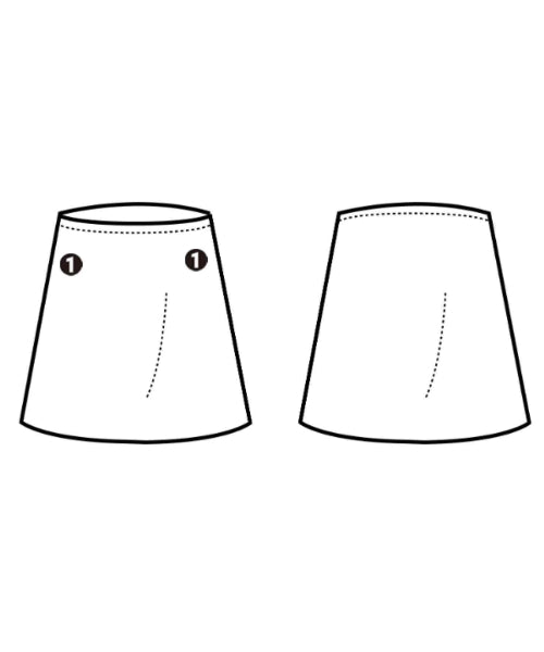 FOXEY NEWYORK กระโปรงยาวถึงเข่า