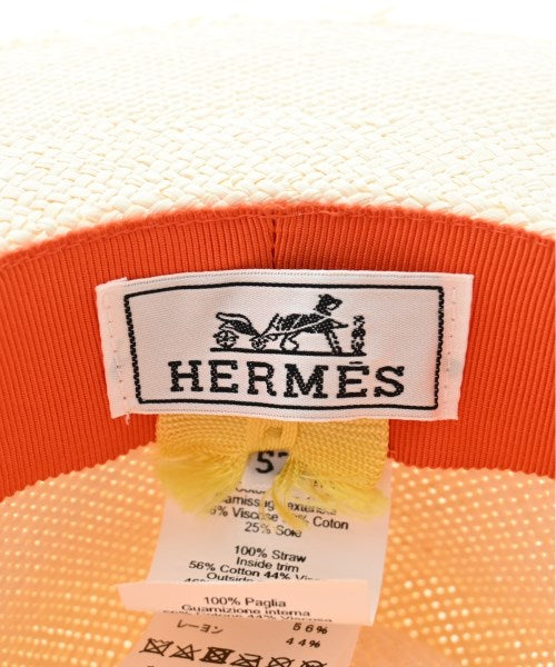 HERMES หมวกฟาง