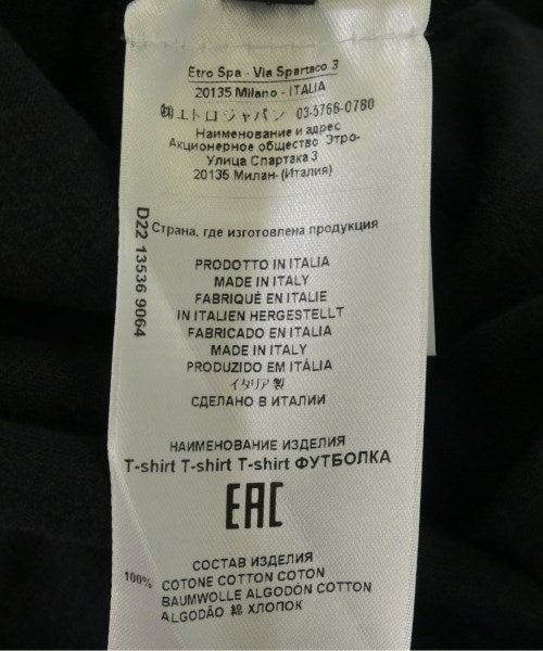 ETRO เสื้อยืด/เสื้อท็อปส์