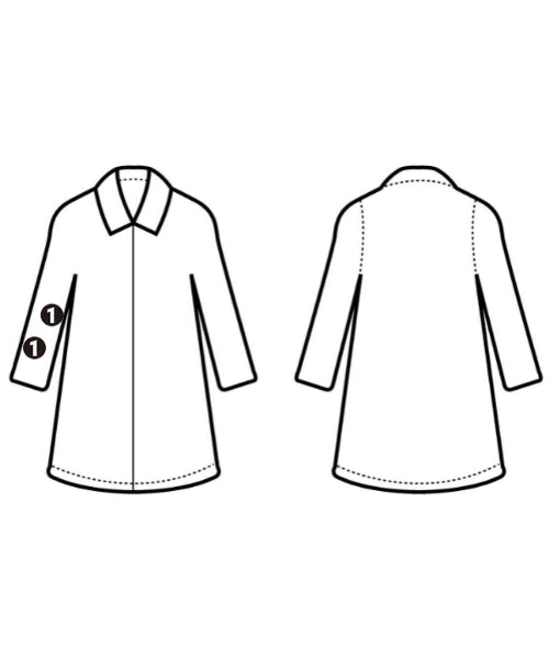 AQUASCUTUM เสื้อคลุมคอปก Soutien
