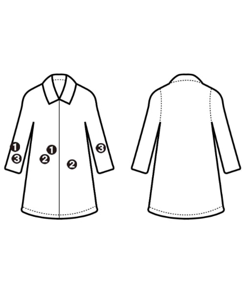 AQUASCUTUM เสื้อคลุมคอปก Soutien