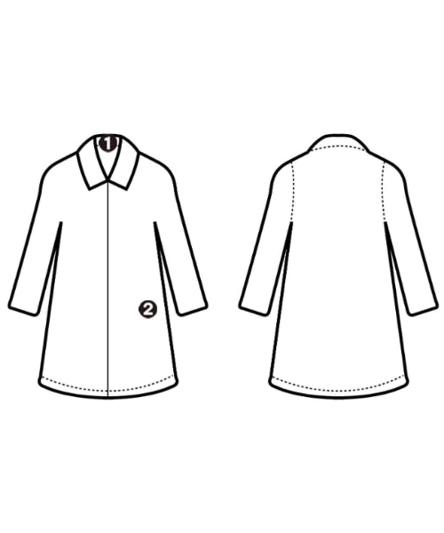 AQUASCUTUM เสื้อคลุมคอปก Soutien