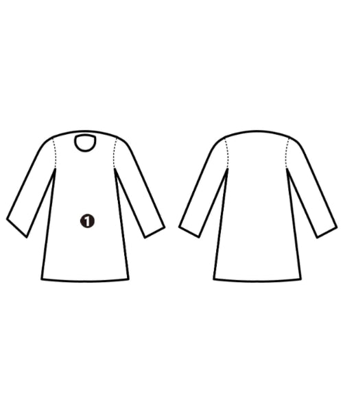 gaudi เดรสที่เป็นเสื้อเชิ้ตตัวยาว