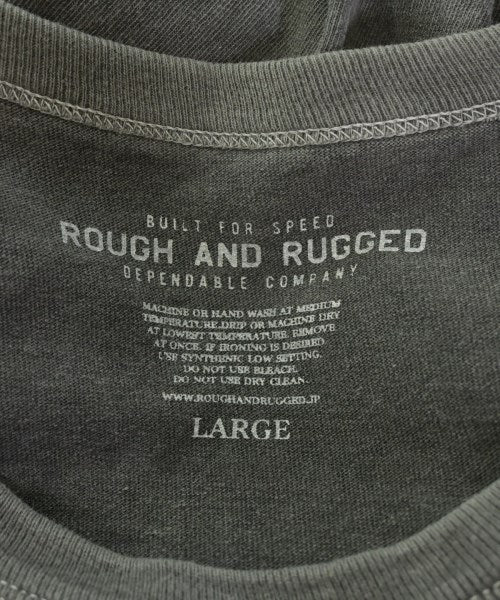 ROUGH AND RUGGED เสื้อยืด/เสื้อท็อปส์