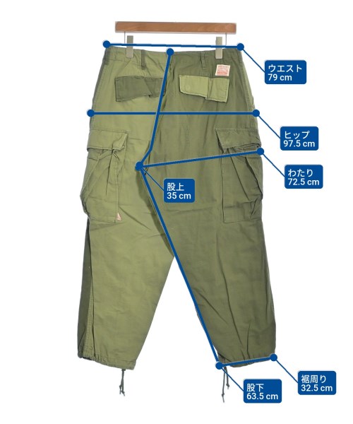 HINSON กางเกงมีกระเป๋าข้างกางเกง2-4 กระเป๋า