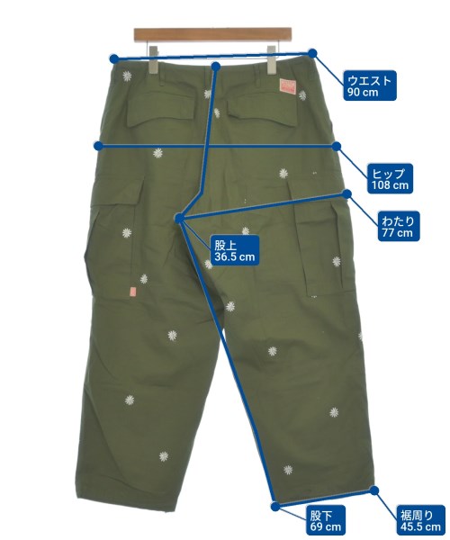 HINSON กางเกงมีกระเป๋าข้างกางเกง2-4 กระเป๋า