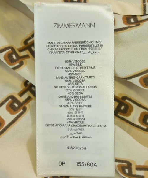ZIMMERMANN เดรสที่เป็นเสื้อเชิ้ตตัวยาว
