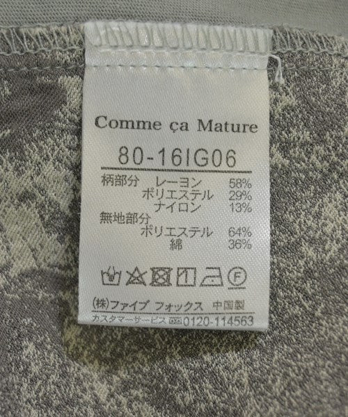 Comme ca Mature เสื้อยืด/เสื้อท็อปส์
