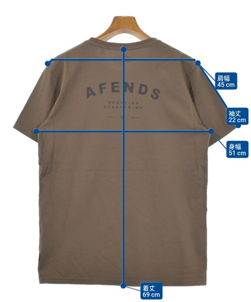 AFENDS เสื้อยืด/เสื้อท็อปส์