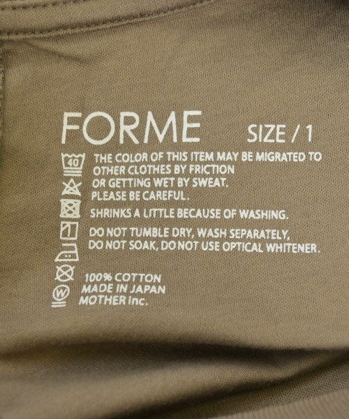forme เสื้อยืด/เสื้อท็อปส์