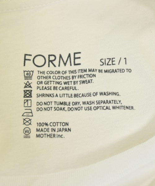 forme เสื้อยืด/เสื้อท็อปส์