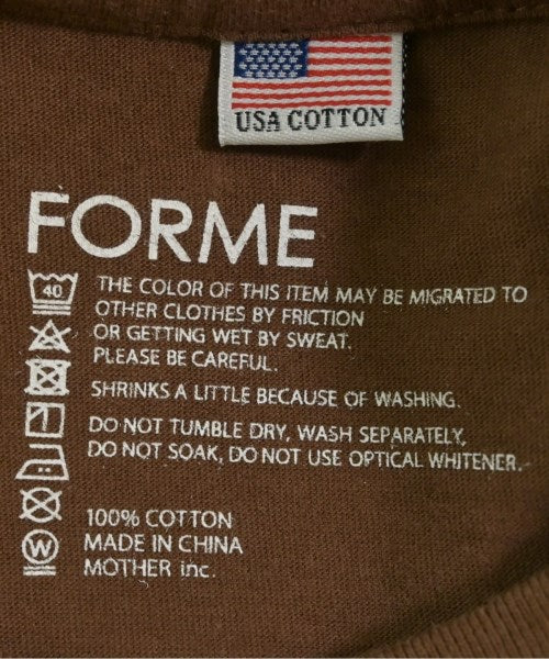 forme เสื้อยืด/เสื้อท็อปส์