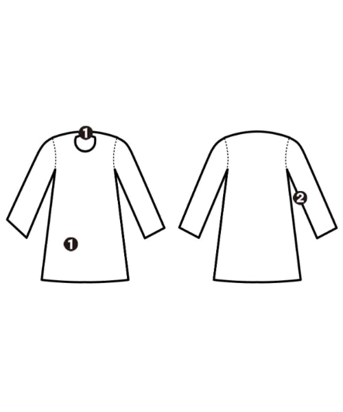 MONOGRAPHIE เดรสที่เป็นเสื้อเชิ้ตตัวยาว