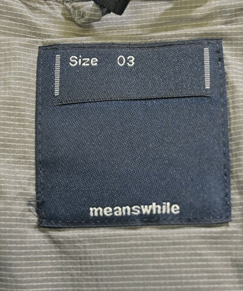 meanswhile เสื้อพาร์กาภูเขา